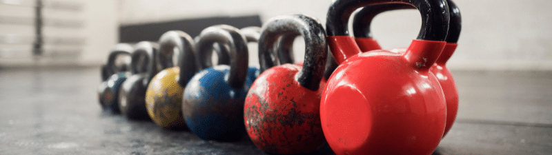 kettlebells